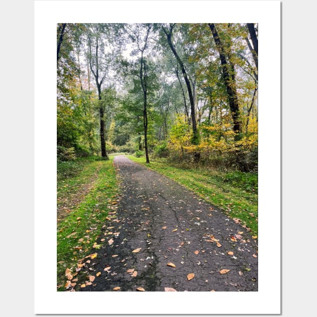 Late September Morning New England Nature Walk - autumn leaves Wall Art by offdutyplaces